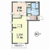 レクエルドN0203の間取り