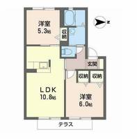 ファミ-ユ東貝塚0102の間取り