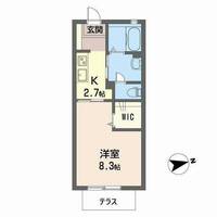 香艸園ハイツ0105の間取り