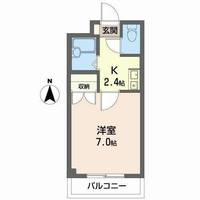光陽マンションB0307の間取り