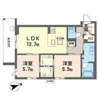 アルテーヌ浜寺元町0108の間取り