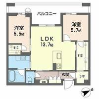 アルテーヌ浜寺元町0203の間取り