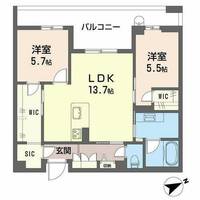 アルテーヌ浜寺元町0205の間取り