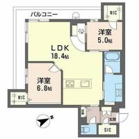 アルテーヌ浜寺元町0206の間取り