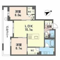 アルテーヌ浜寺元町0207の間取り