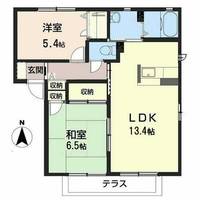 フェリシティ-B・DD102の間取り