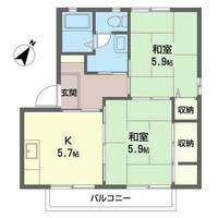 メゾンソレーユIIの間取り