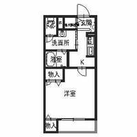 ブリリアント ガーデン(A棟)A105の間取り