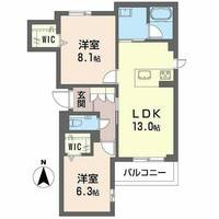 物件の間取り画像