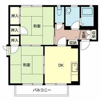 ガーデンハイツ緑ケ丘2B201の間取り