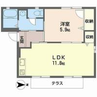マンション ブルーバードの間取り