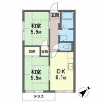 カザシンザ西谷0103の間取り
