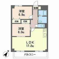 レジデンス笹原0102の間取り
