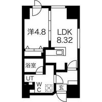 ルラシオン札幌駅前の間取り