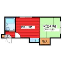 北海道札幌市中央区南九条西8丁目(アパート)の賃貸物件の間取り