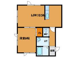 リヴェール参番館201の間取り