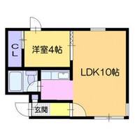 北海道札幌市中央区南十一条西16丁目(マンション)の賃貸物件203の間取り
