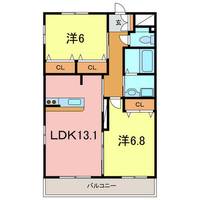 ベルデ東栄Ⅱの間取り