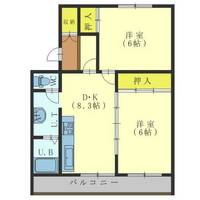 ヴィラナリー函館4号棟201の間取り
