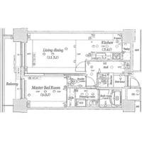 D’グラフォート札幌ステーションタワー1410の間取り