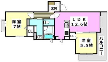 物件の間取り画像