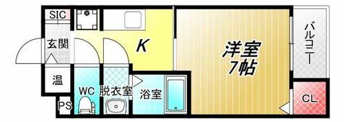 シェモワ 八尾の間取り