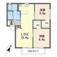 ディアスタウン A棟の間取り