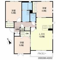 物件の間取り画像