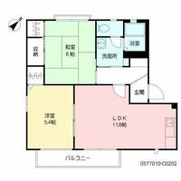 グラシアフィス 春日原 C棟C0202の間取り