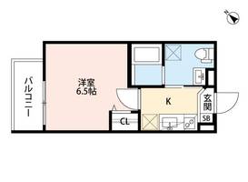 大阪府堺市北区百舌鳥梅町3丁(アパート)の賃貸物件の間取り
