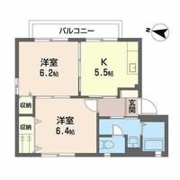 フォレスト II棟B0202の間取り