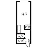 北海道札幌市手稲区稲穂三条2丁目(マンション)の賃貸物件の間取り