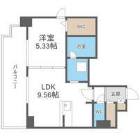 桂和レジデンス円山公園403の間取り