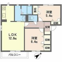 フォーレス藤江0202の間取り
