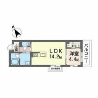 SHMプリミエール鳥飼八幡宮A0302の間取り