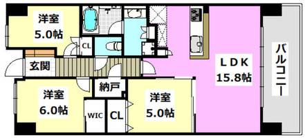 物件の間取り画像