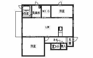 ブランシェSの間取り