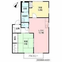 ハーモニータウン横浜 A棟A0201の間取り