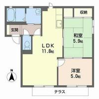 アイリス正道B102の間取り