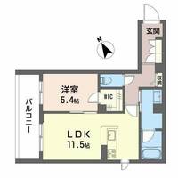 シャーメゾン アズナブル0202の間取り