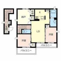 メゾン・ド・ソレイユ0201の間取り