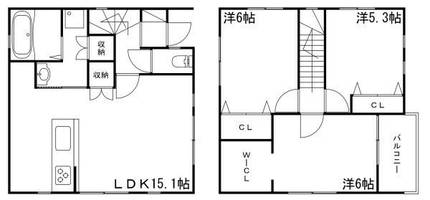 物件の間取り画像