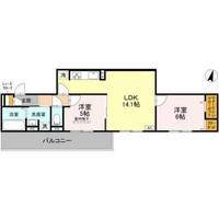 GRAMM奥海印寺 EASTの間取り