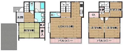 物件の間取り画像