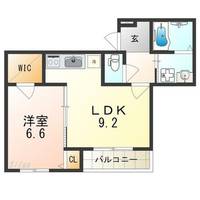 フジパレス鳳駅西Ⅲ番館の間取り