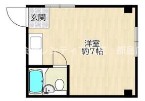 大阪府大阪市旭区高殿6丁目(マンション)の賃貸物件の間取り