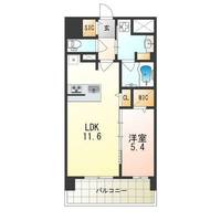 大阪府大阪市東淀川区小松1丁目(マンション)の賃貸物件の間取り