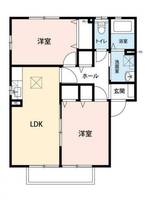 フレシールこまどり101の間取り