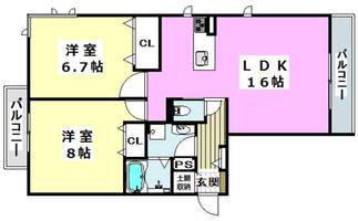 物件の間取り画像