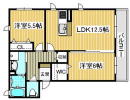 カーサフェリーチェ202の間取り